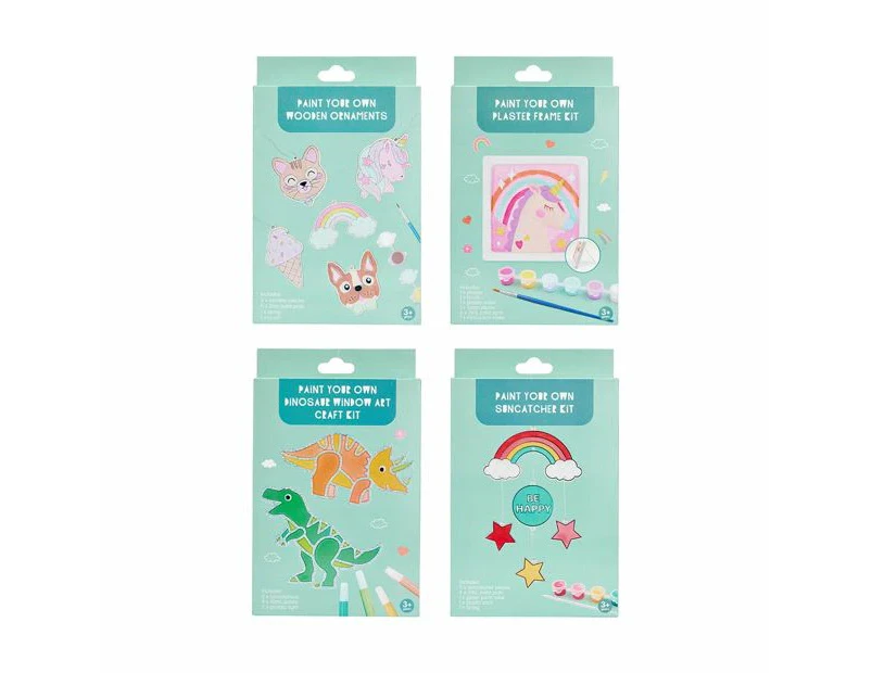 Paint Your Own Mini Craft Kit, Assorted - Anko