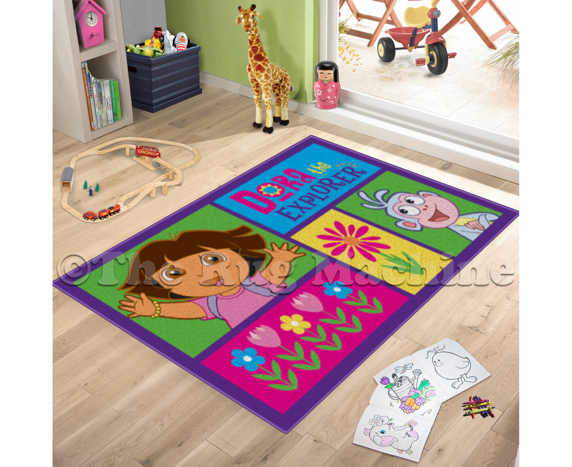 Kids Express Dora The Explorer Floor Rug (XS) 100x150cm