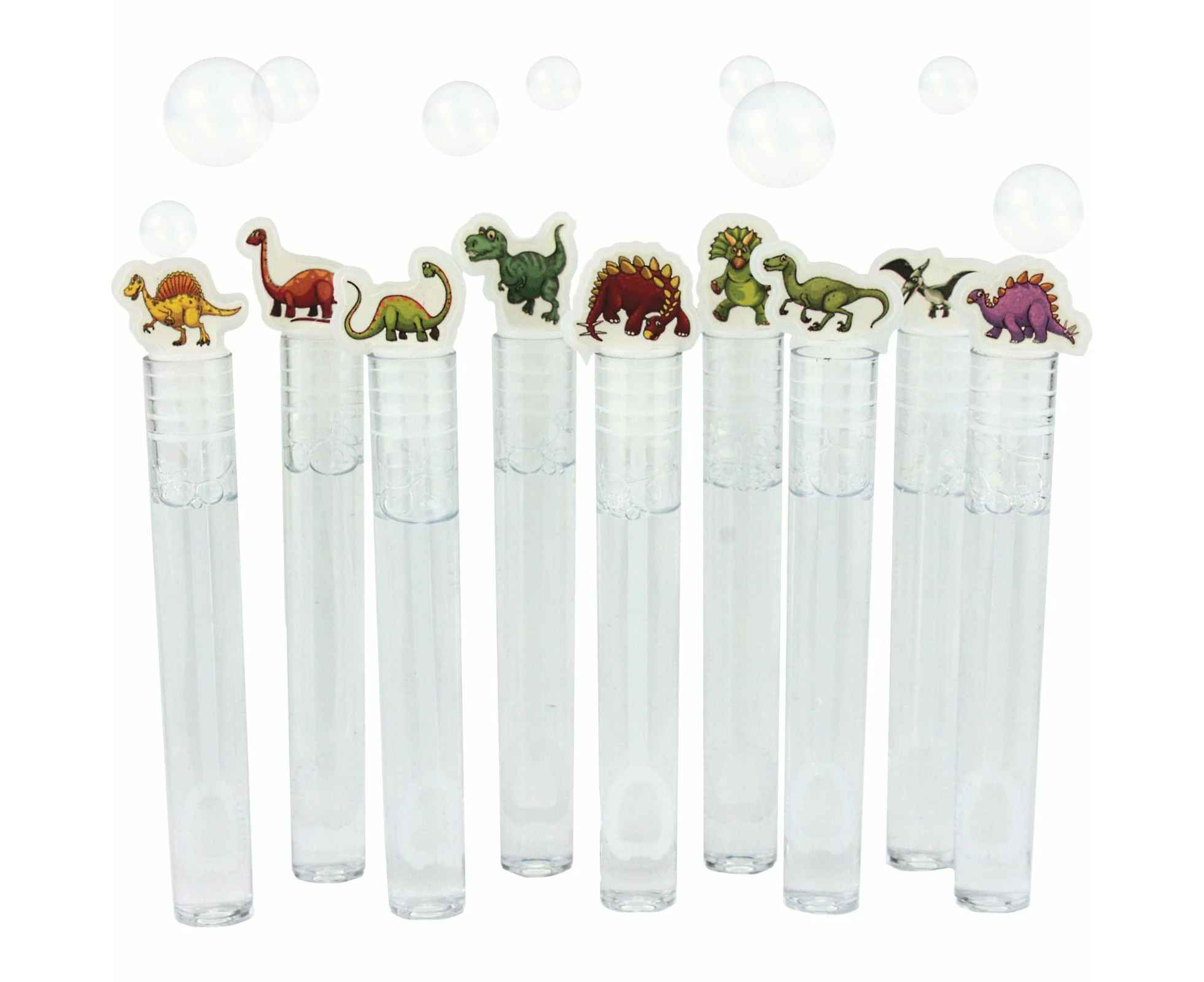 Mini Dinosaur Bubble Wands (Pack of 9)