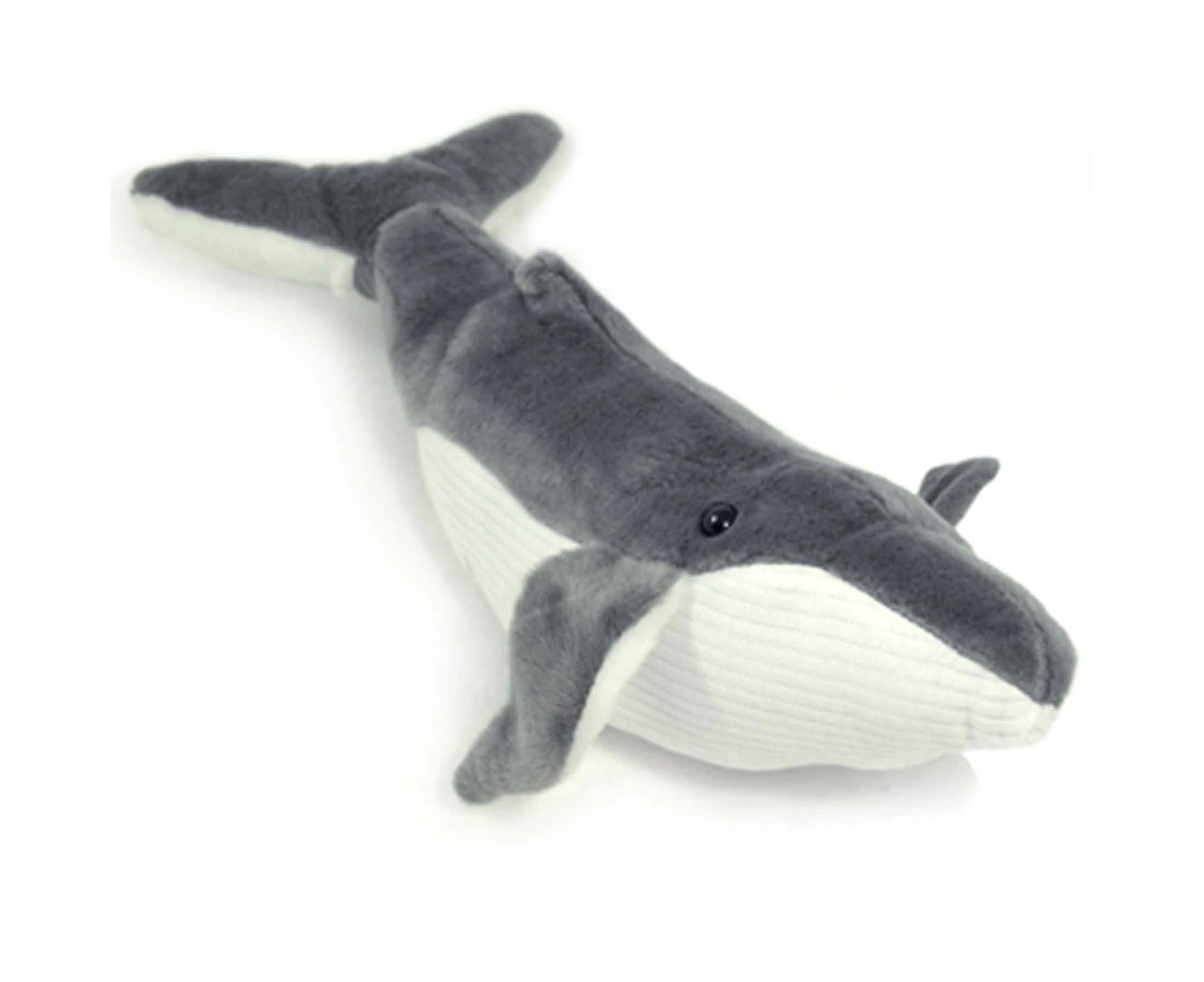 BRIGHT SWIRLS HUMPBACK WHALE STUFFED ANIMAL PLUSH TOY 45cm