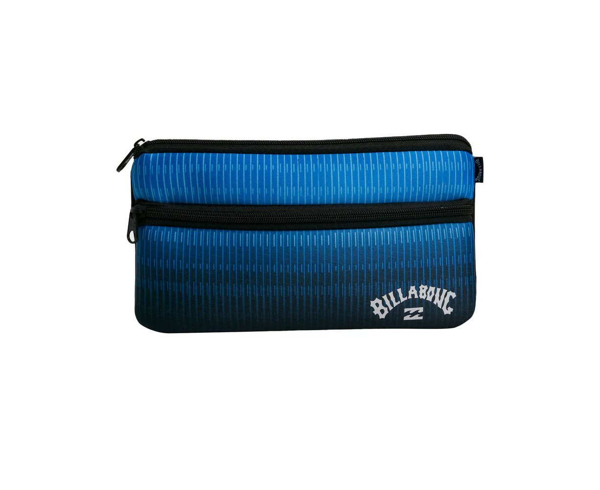 Billabong Small Pencil Case in Neon Blue