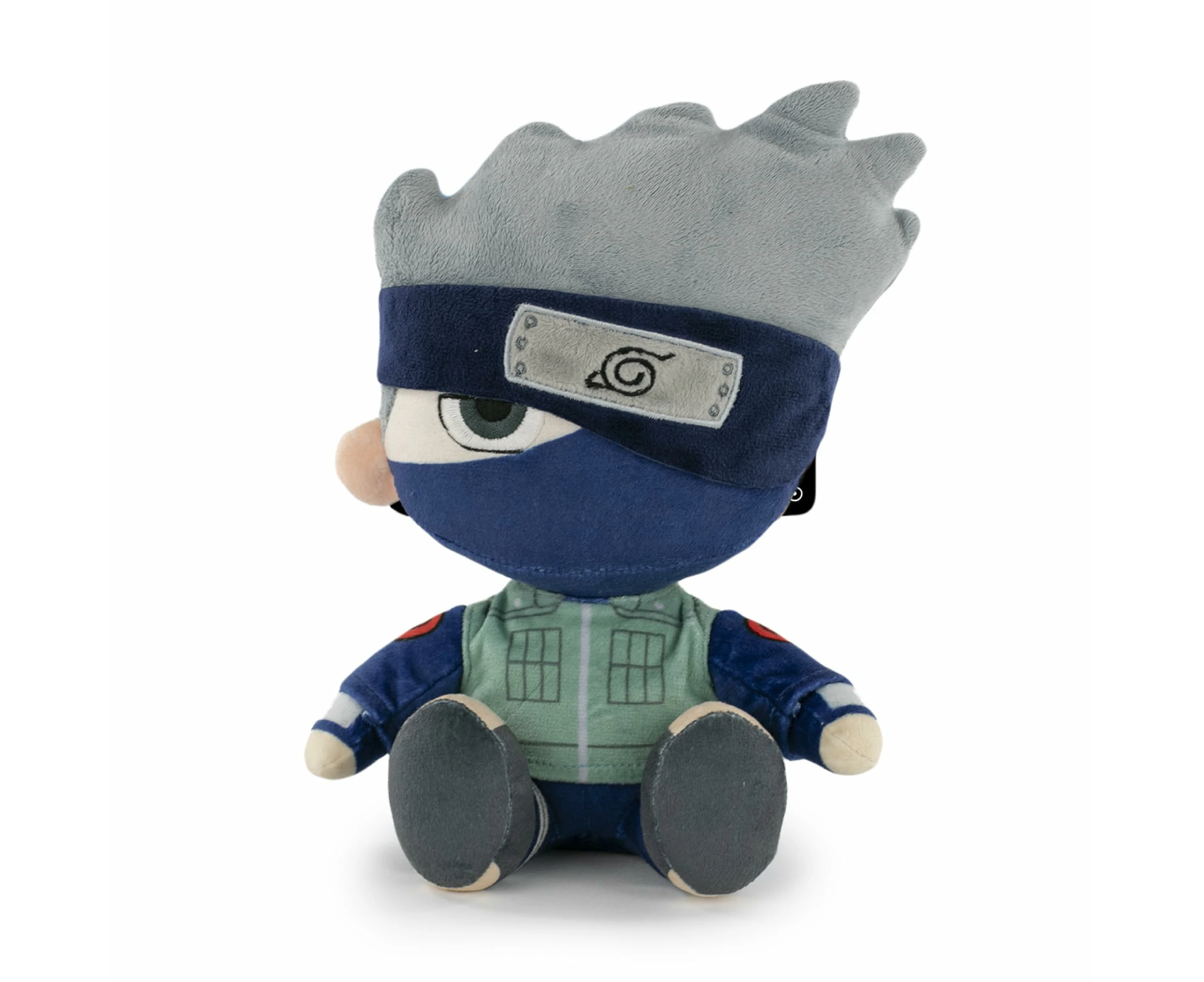 Famosa Softies - Plush Toy Of The Kakashi Hatake Character From The Manga And Anime Naruto, 27 Cm, With Super Soft And Cuddly Texture, Famosa (760022203)