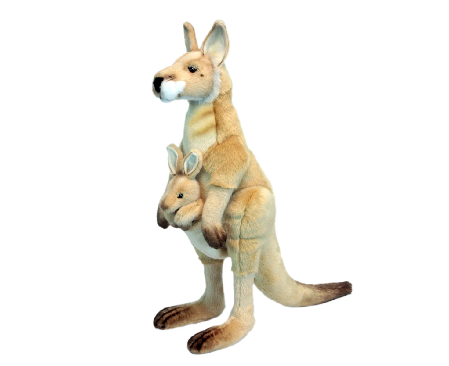 Red Kangaroo Hansa Realistic Soft Animal Plush Toy 43cm