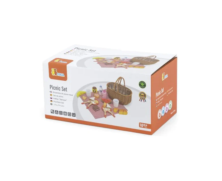 Viga Wooden Toy Picnic Set