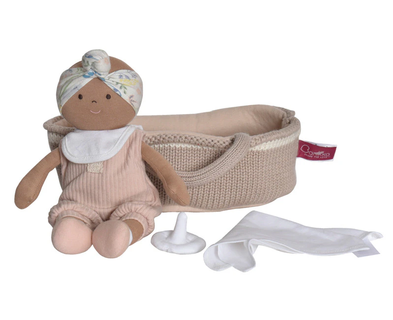 Bonikka Pink Outfit Baby with Knitted Carry Cot