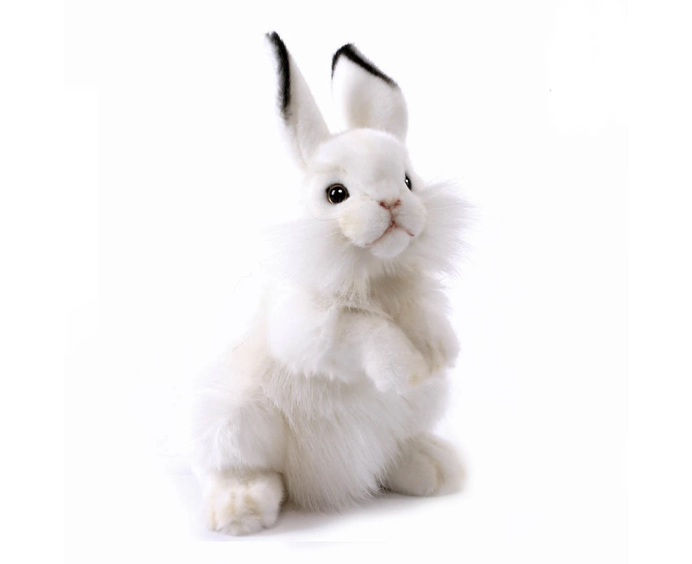 White Bunny Rabbit Hansa Realistic Soft Animal Plush Toy 32cm