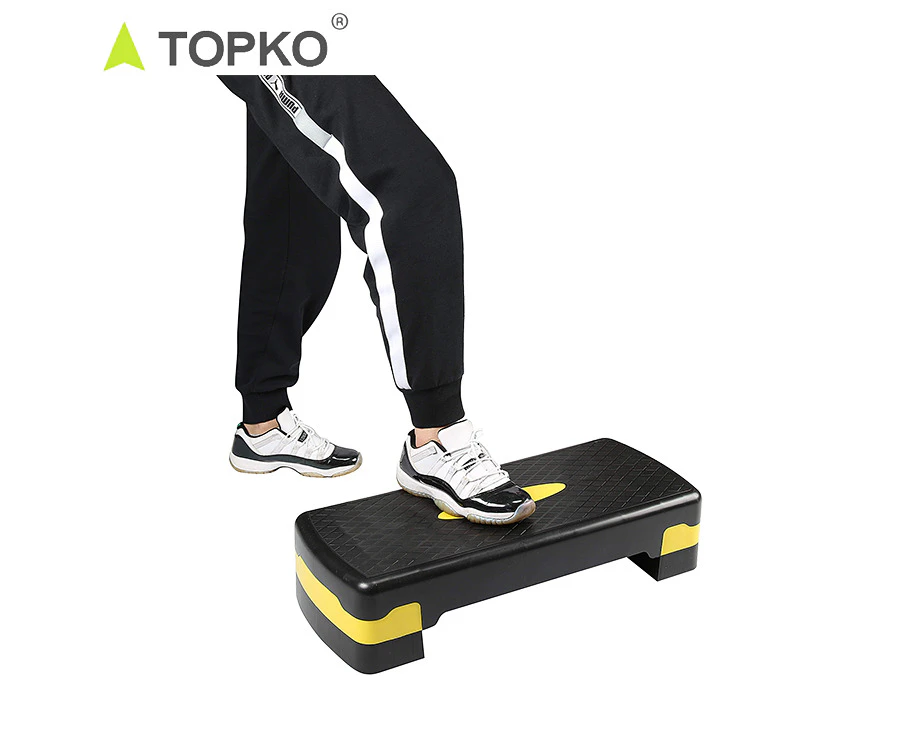 Topko Aerobic Exercise Step Stepper Riser Workout Cardio Fitness Bench Block From AU