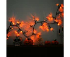 Halloween Pumpkin Willow Vine Twig Decoration Lights Spider Bats Branches Lights