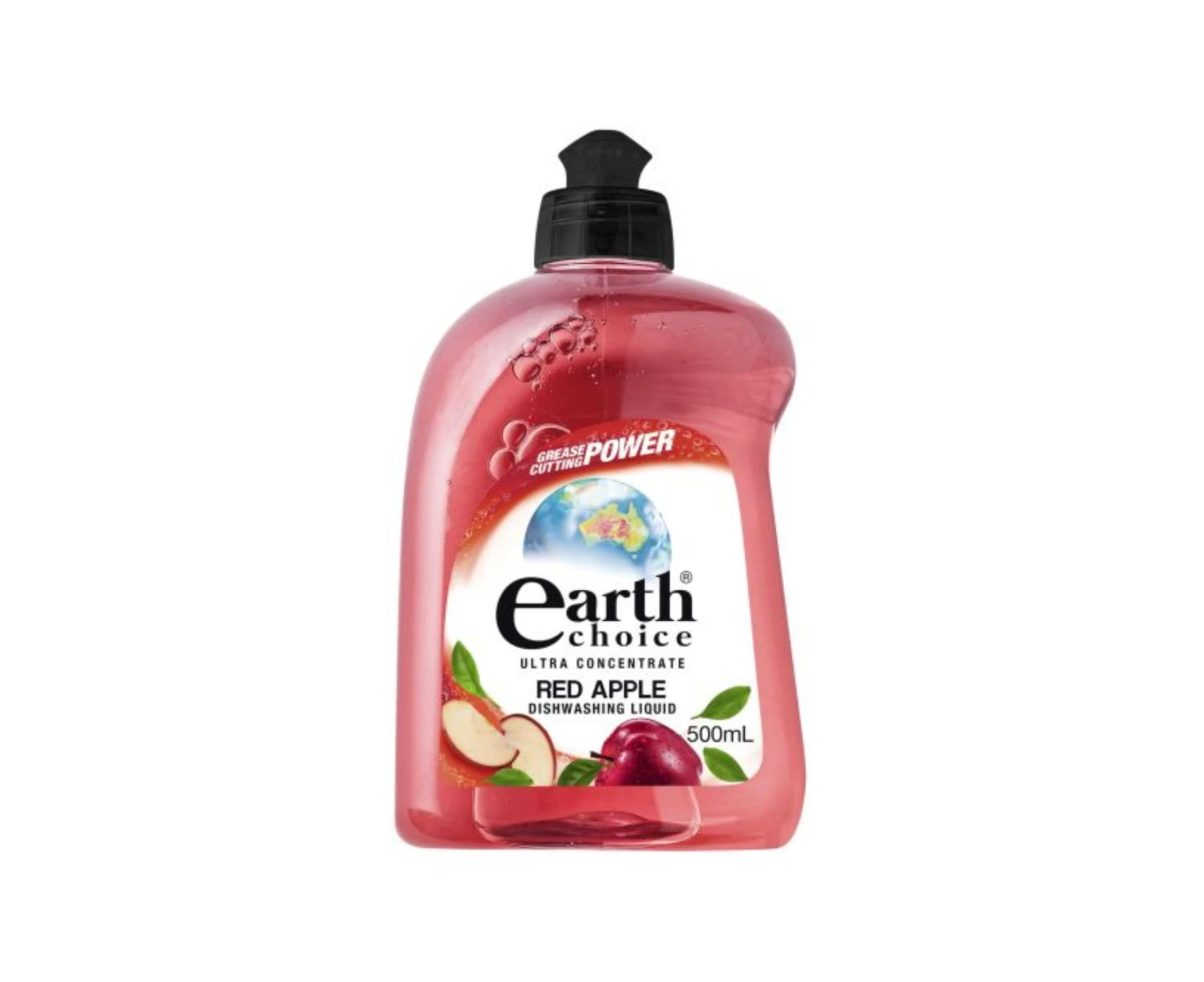 Earths Choice Red Apple Dishwash Liquid Concentrate 500ml x 8