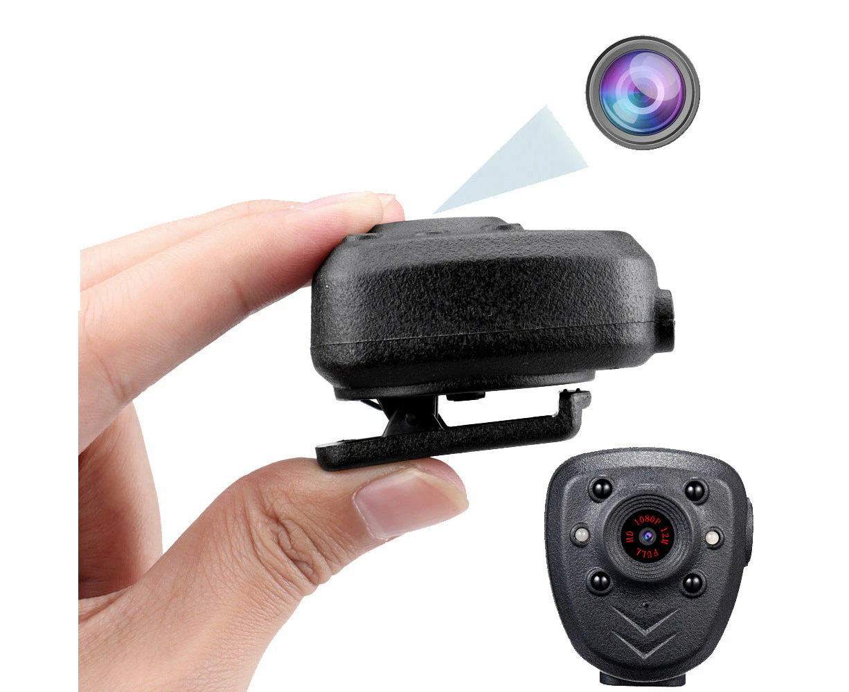 16GB Portable 1080P Camcorder with Night Vision Mini Body Camera Wearable Video Recorder