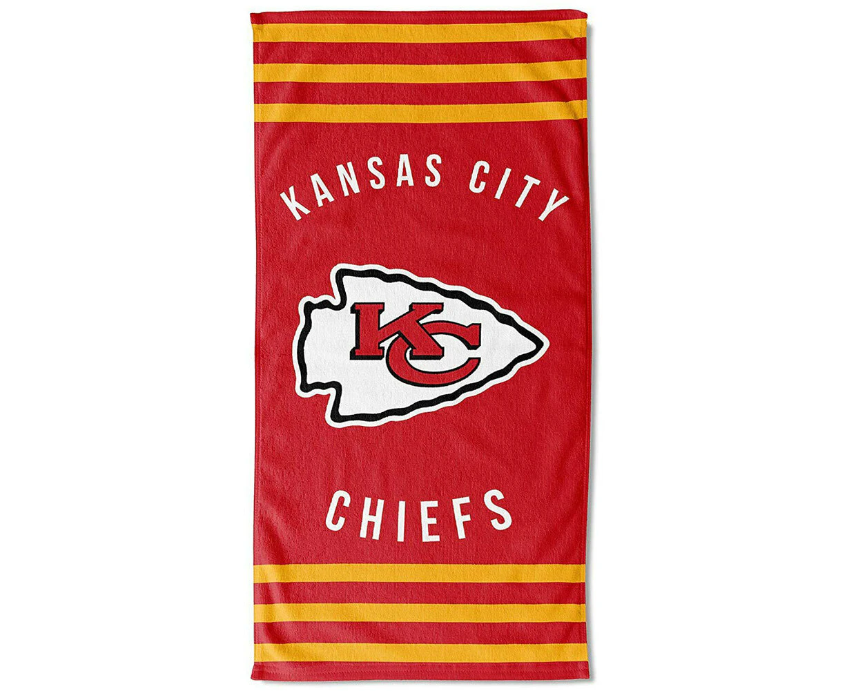 Kansas City Chiefs Stripe Towel