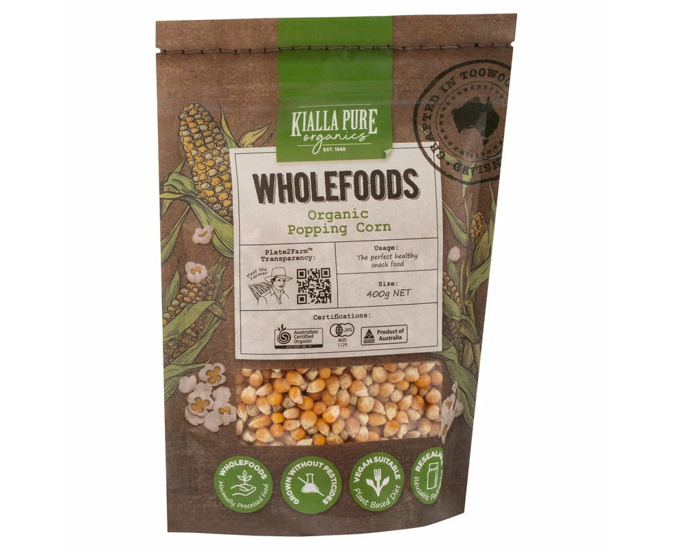 KIALLA Org Popping Corn 400G