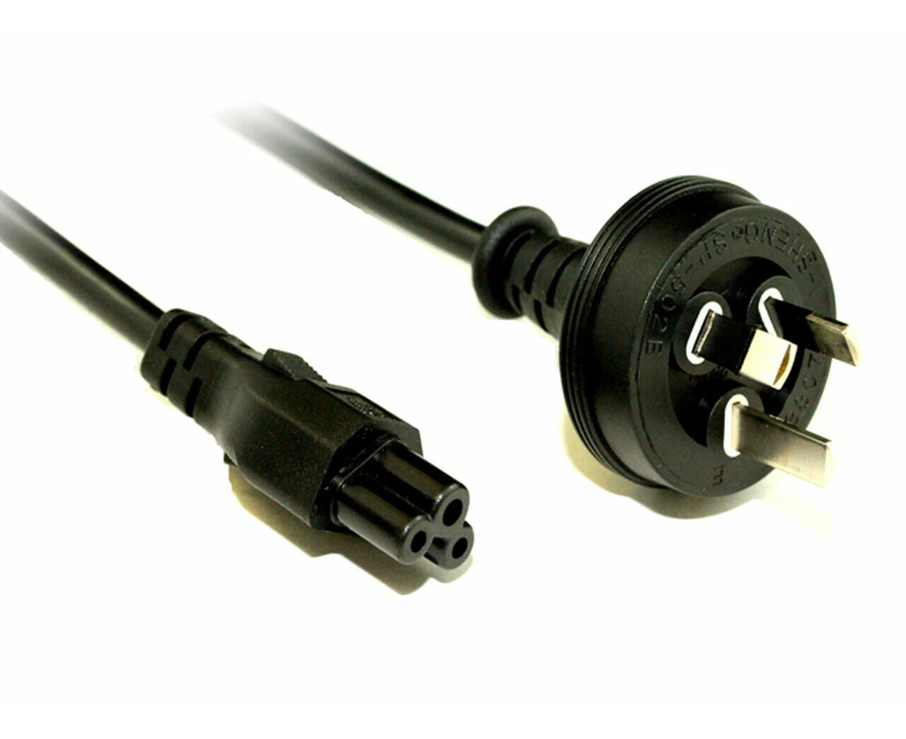 Male 3 Pin AC to Female IEC C5 Clover leaf plug Power Cable for Notebook & Laptop | 1.2m