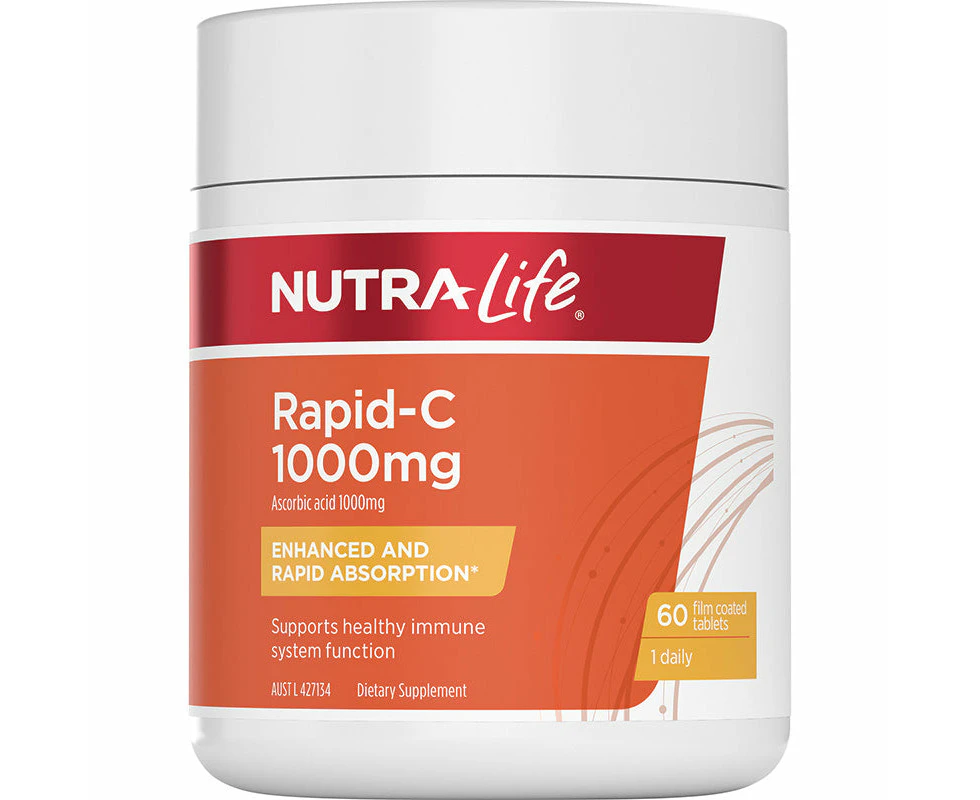 Nutra Life Rapid-C 1000mg 60 Tablets