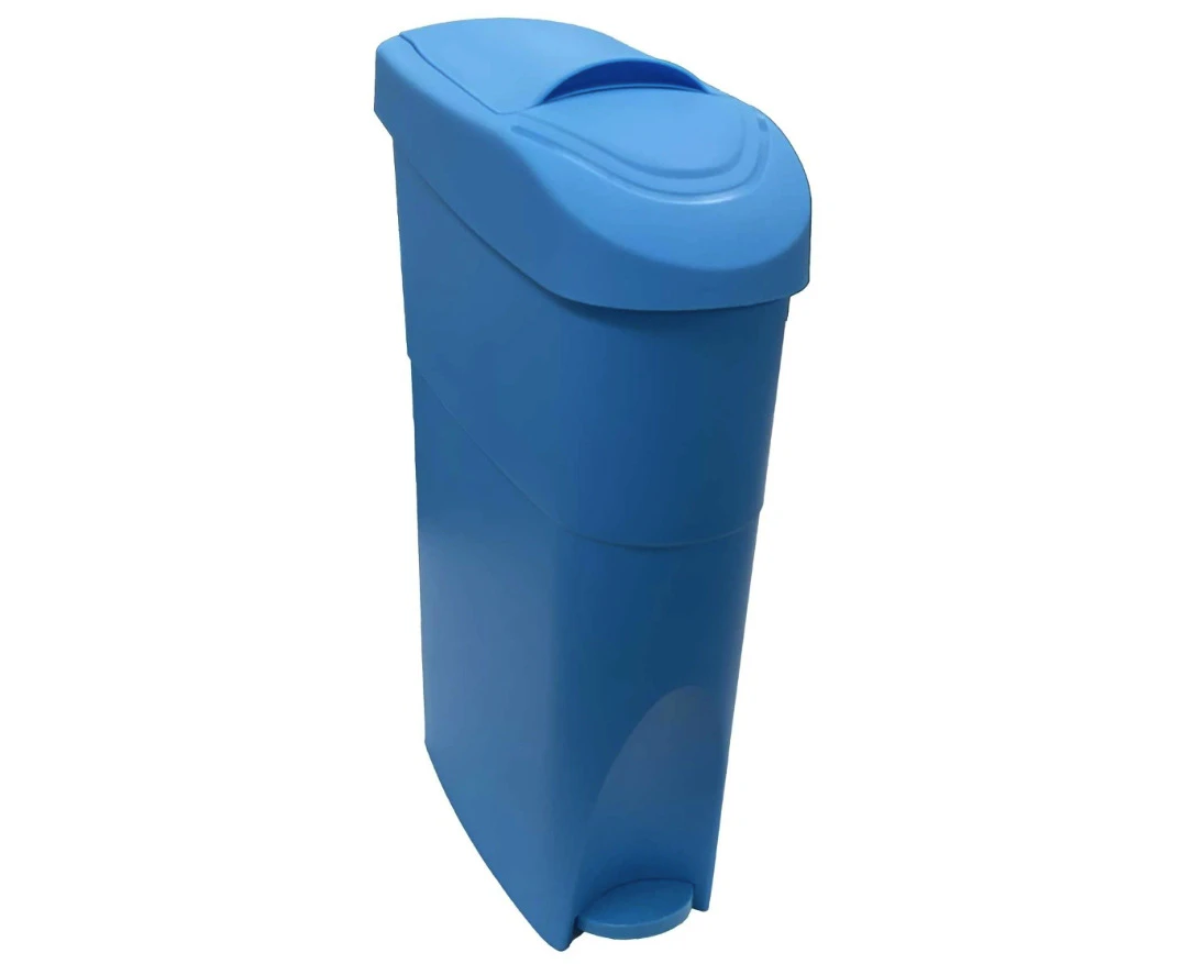 Sanitary Bin Blue Slim Lady Female Waste Disposal