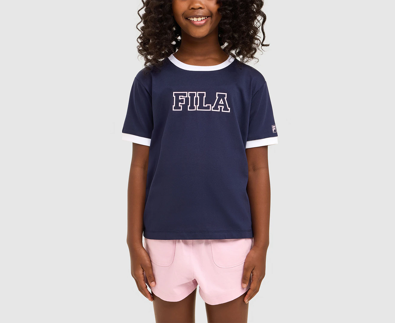 Fila Youth Girls' Sally Tee / T-Shirt / Tshirt - New Navy