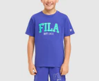 Fila Youth Boys' Dominic Tee / T-Shirt / Tshirt - Royal Blue