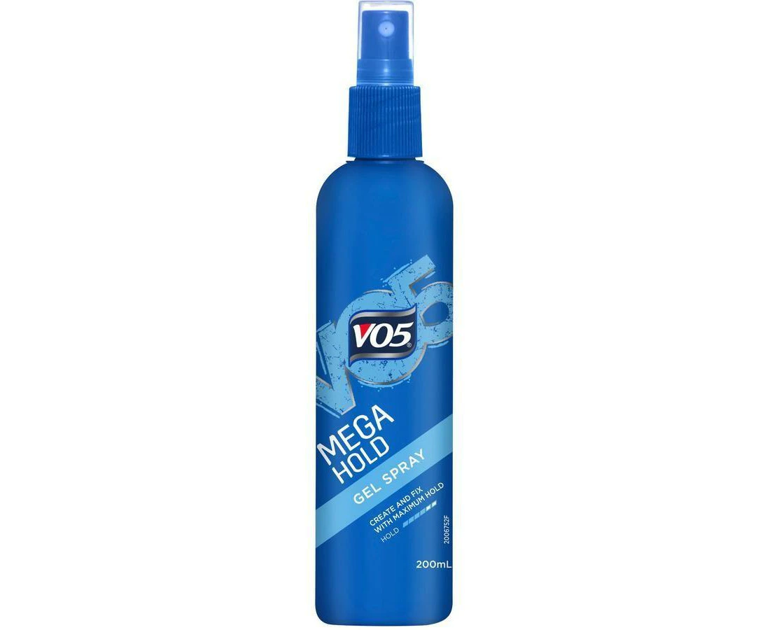 VO5 Mega Hold Hair Styling Gel Spray 200ml