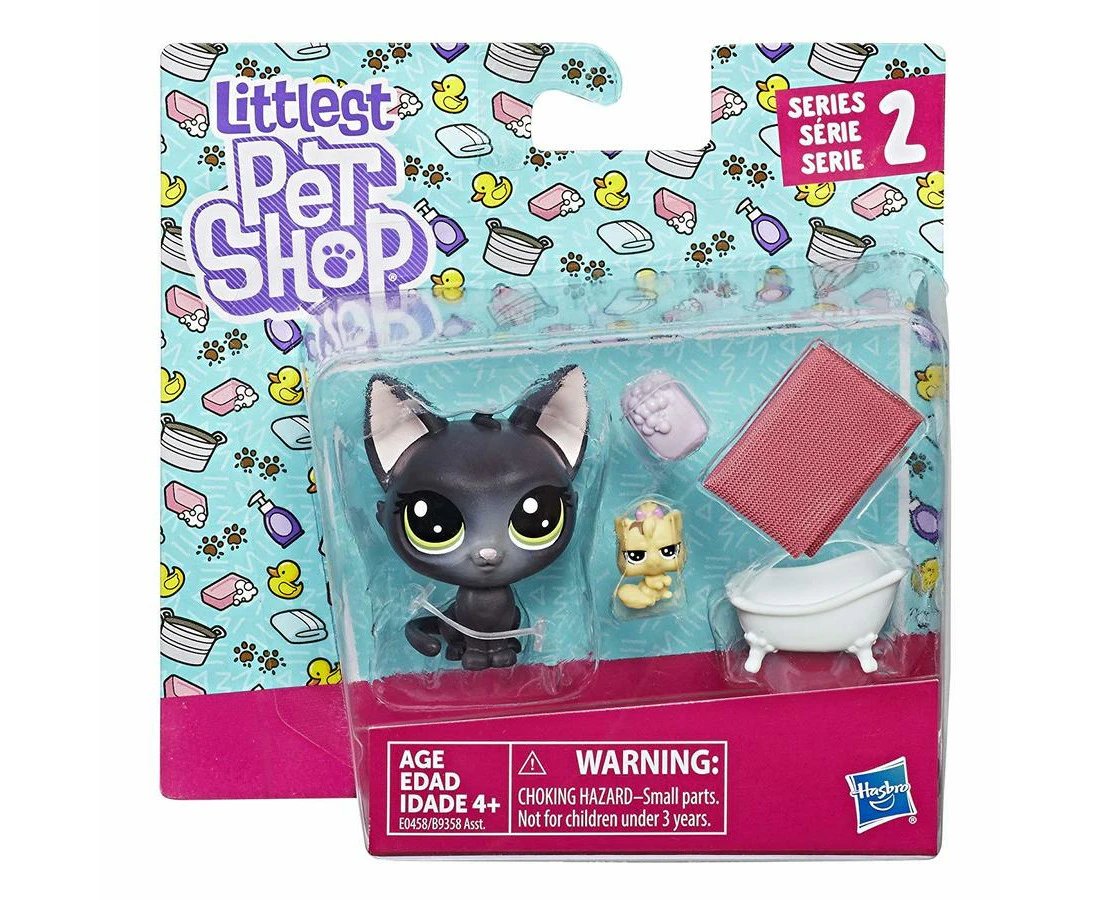 Littlest Pet Shop Jade Catkin #2-74 & Kittylina Scrapper #2-75