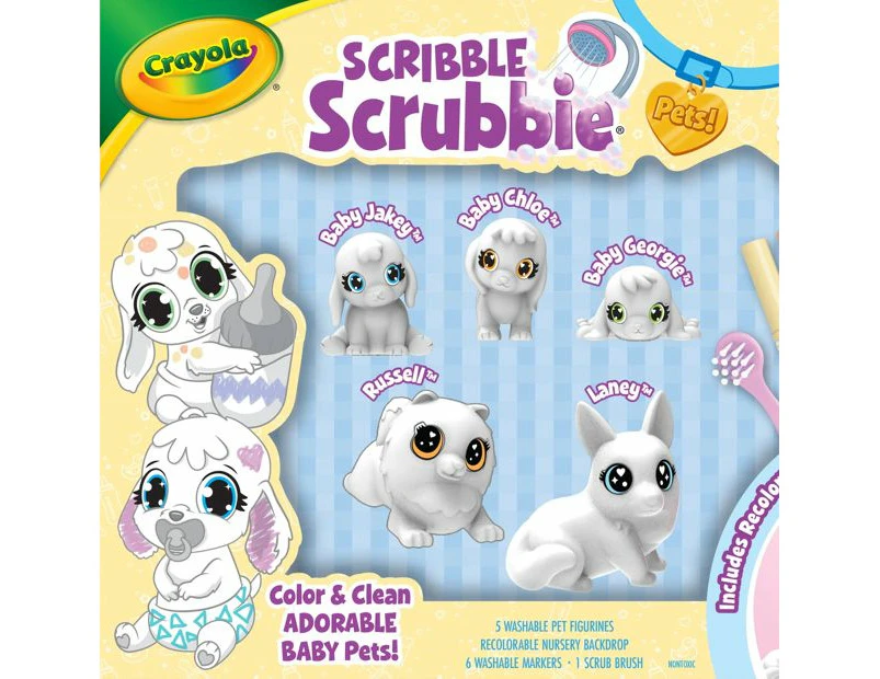 Crayola Scribble Scrubbie Baby Pets Nursery