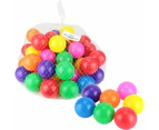 50Pcs Bright Coloured Plastic Ball Pit Balls