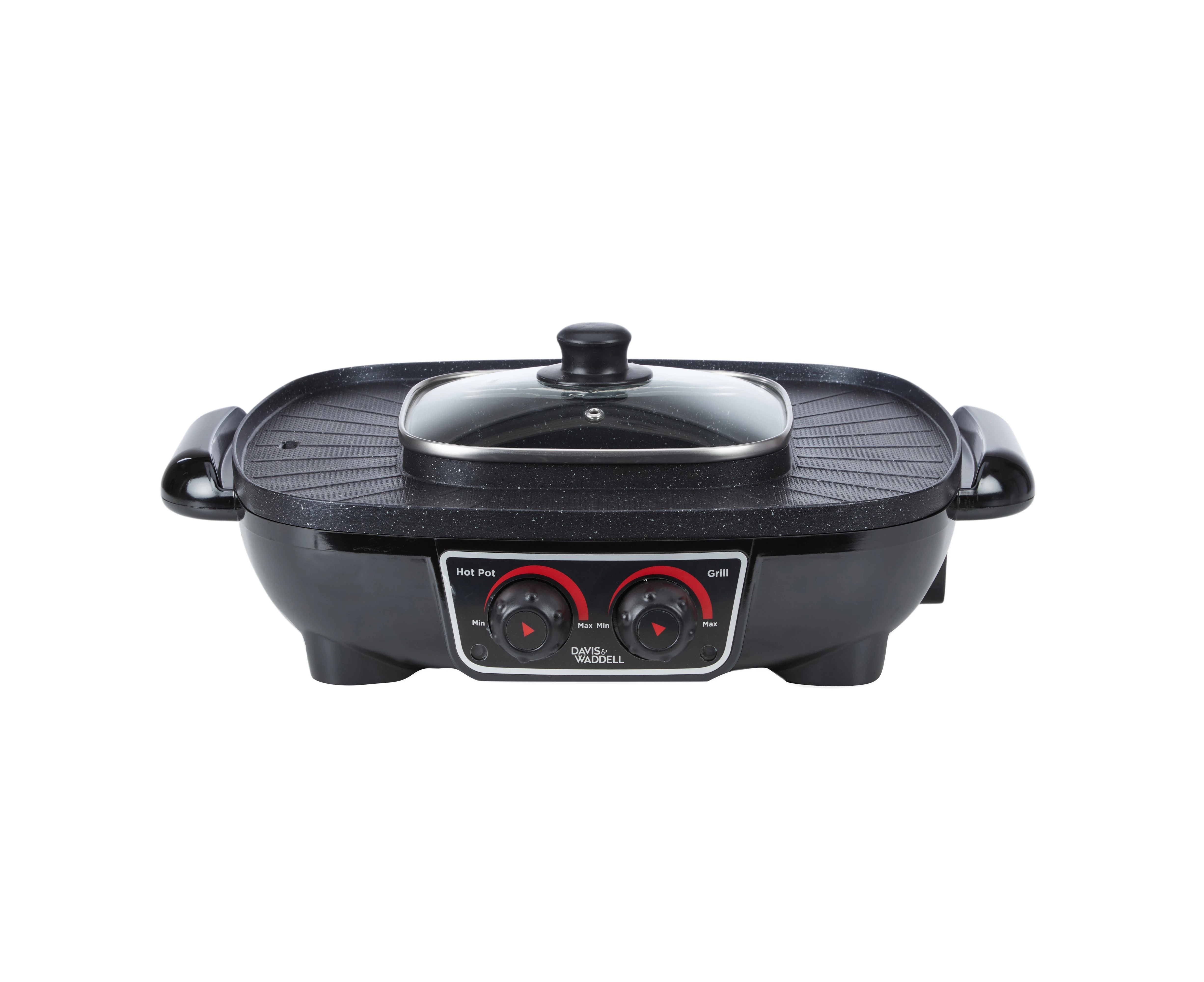 Davis & Waddell 2-in-1 Steamboat Hotpot with BBQ Grill For 2-Person