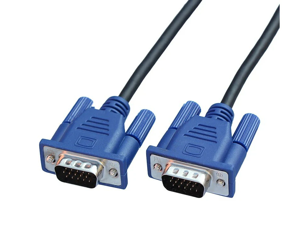 Male to Male 15 Pin VGA Monitor Cable - 1.8m