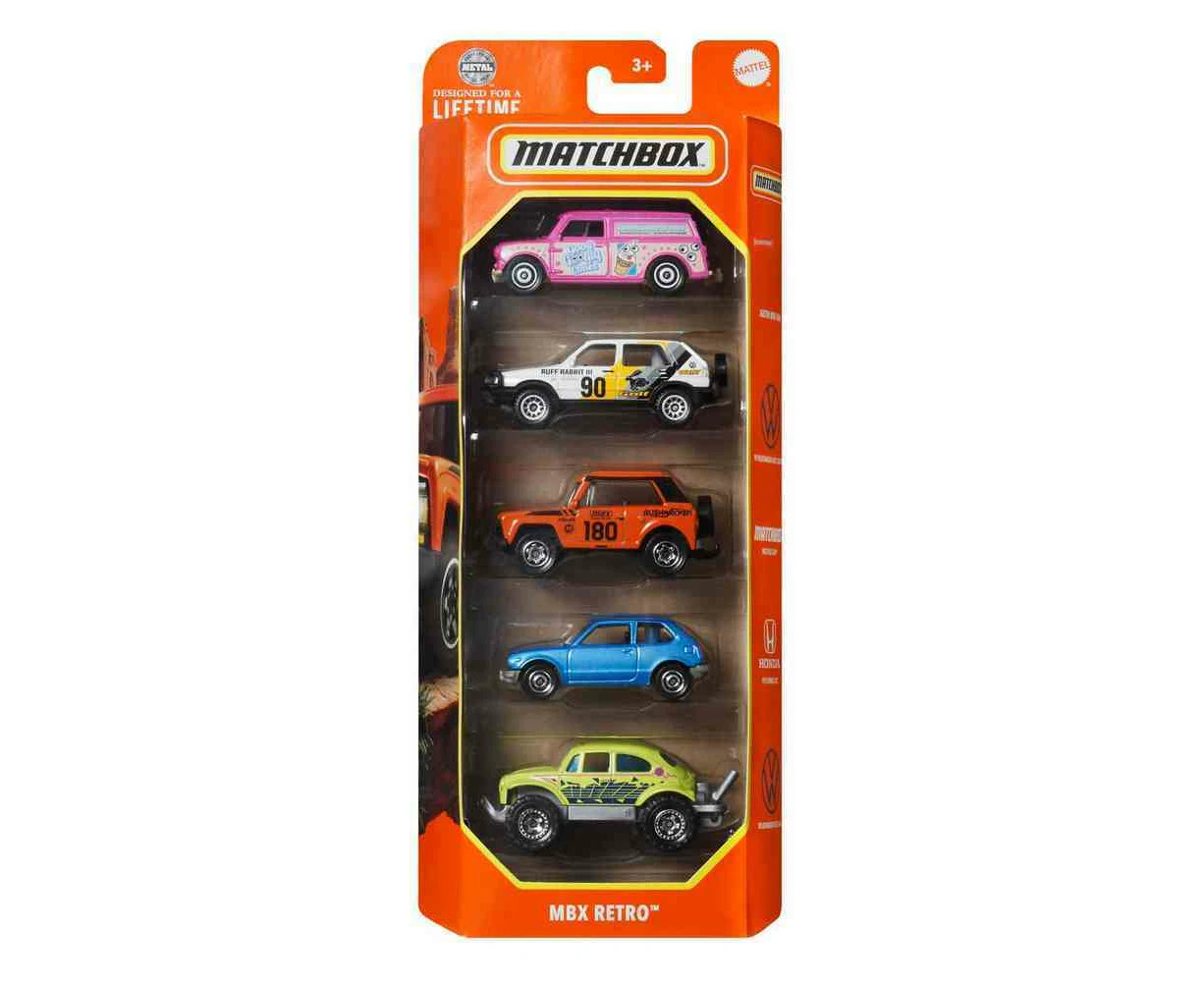 Matchbox Cars 5 Pack MBX Retro