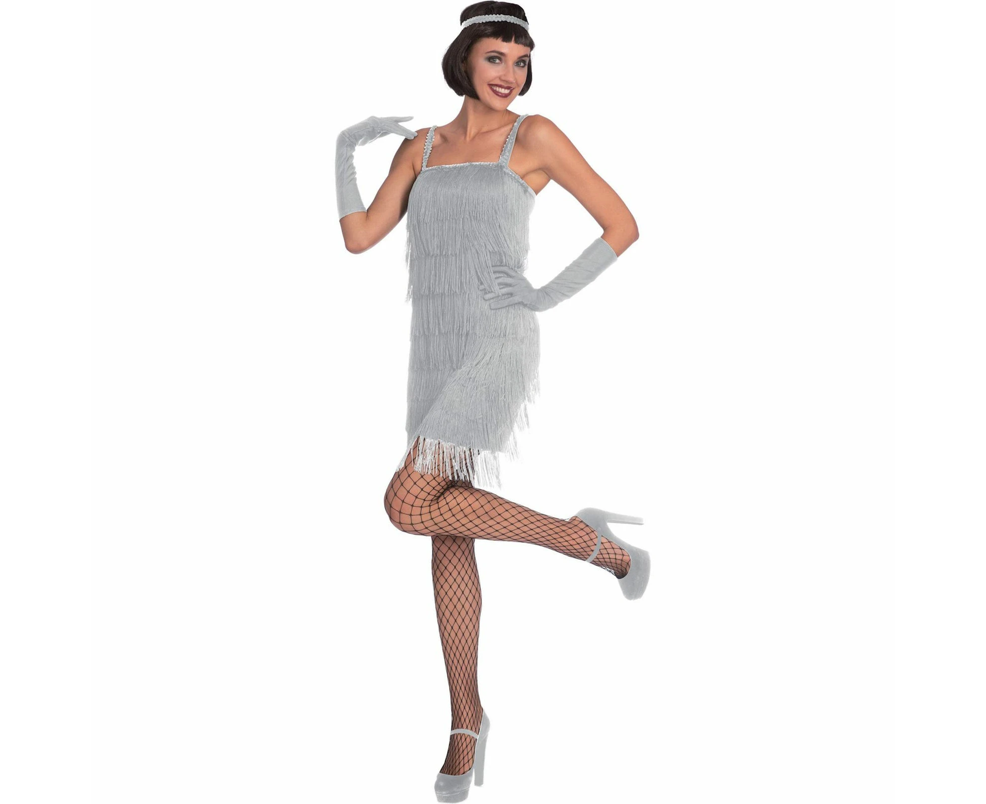 Silver Flapper Adult Costume