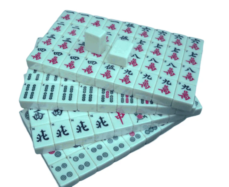 Sealed Large MahJong Set International Version with English and Number Size 36/30