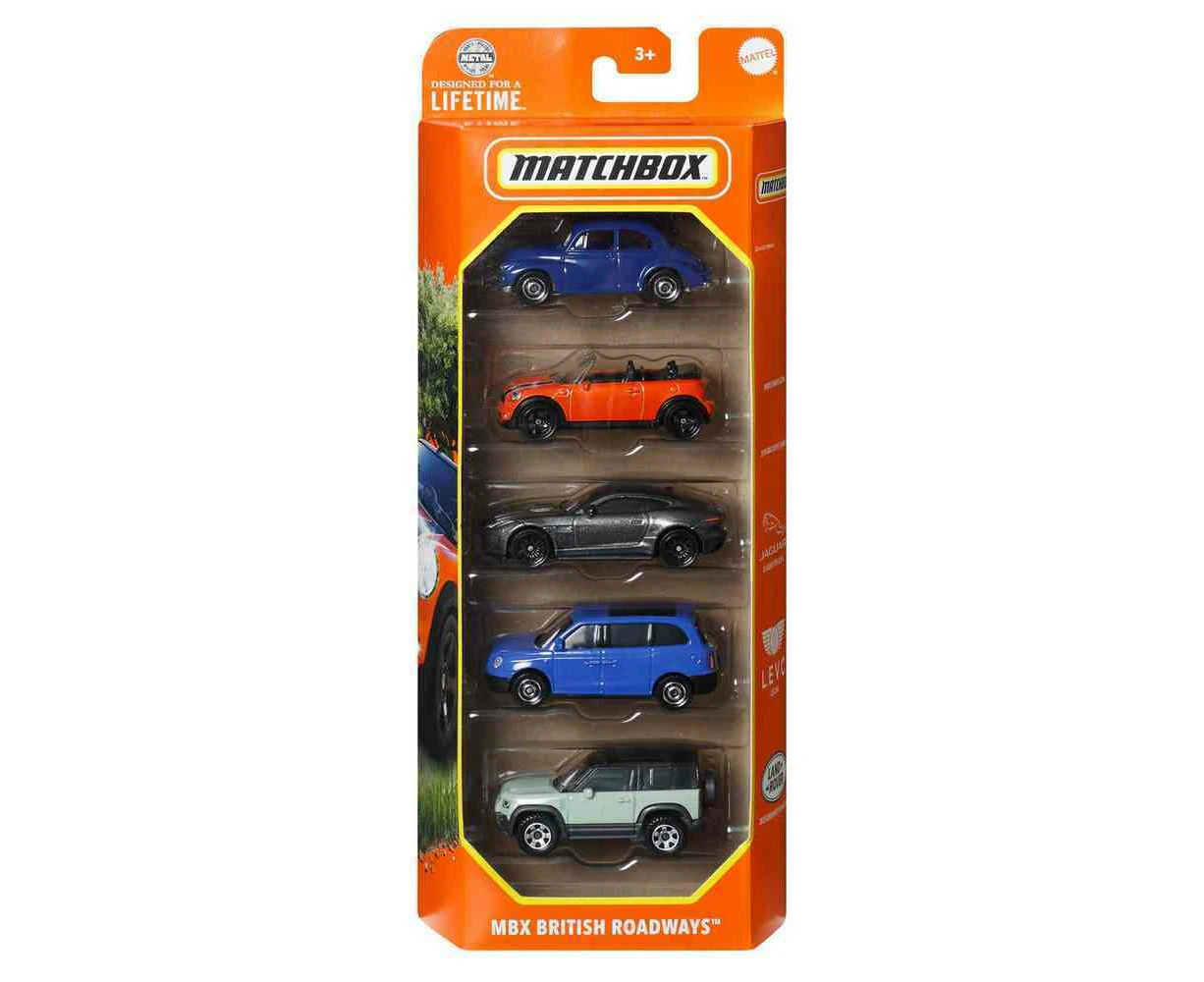 Matchbox Cars 5 Pack MBX British Roadways