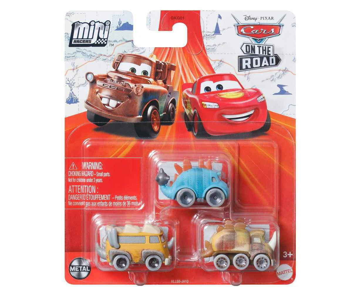 Disney Pixar Cars Dino Racers 3 Pack