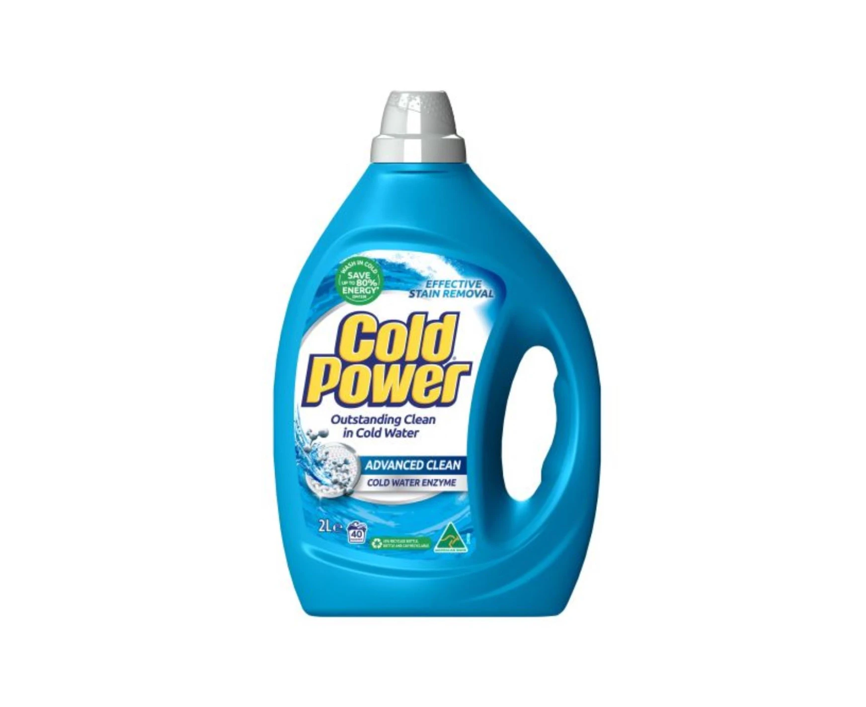 Cold Power Advanced Clean Laundry Liquid 2ltr x 4