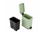 Slim Line Bin, Sage 5L  - Anko