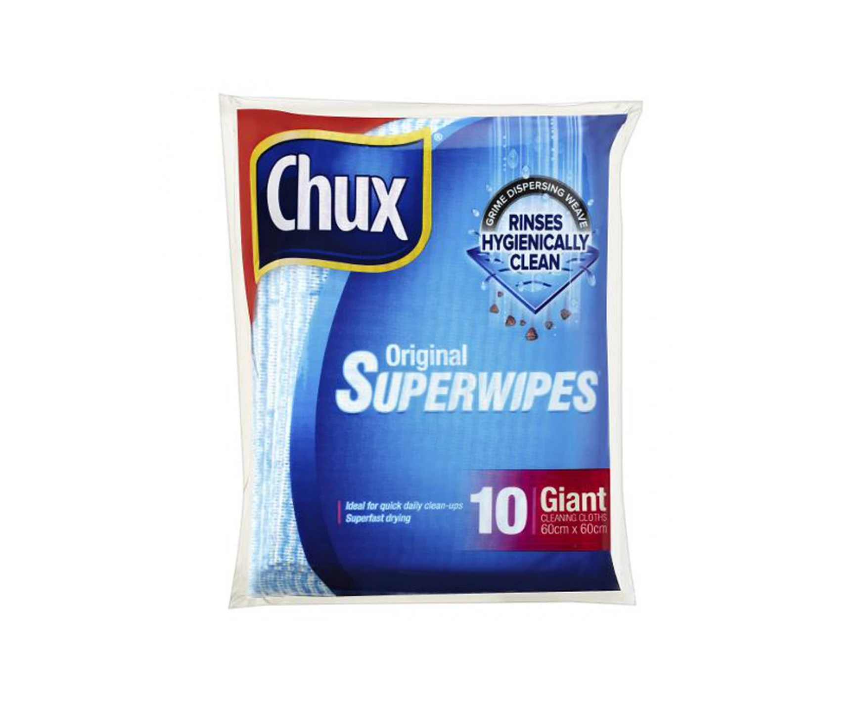 Superwipes Giant Cloths 10 Pack x 1