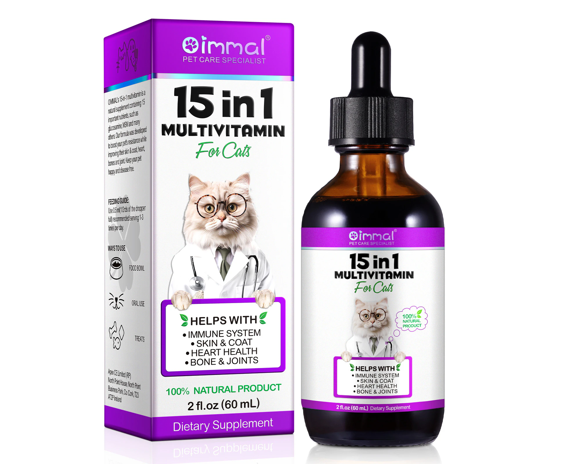 Oimmal 15 in 1 Multivitamin for Cat