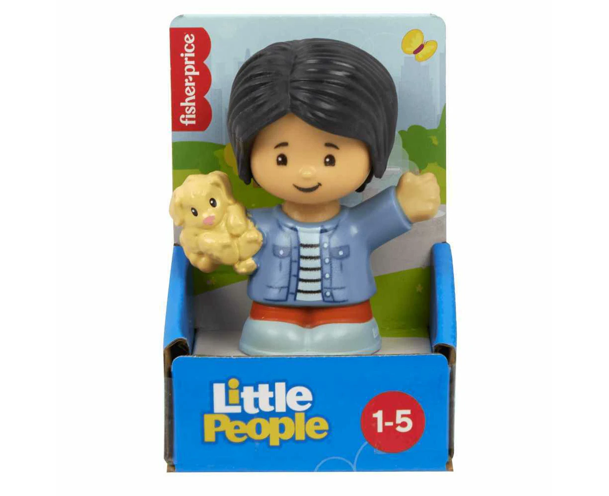 Little People Single Pack Lady In Blue Jacket