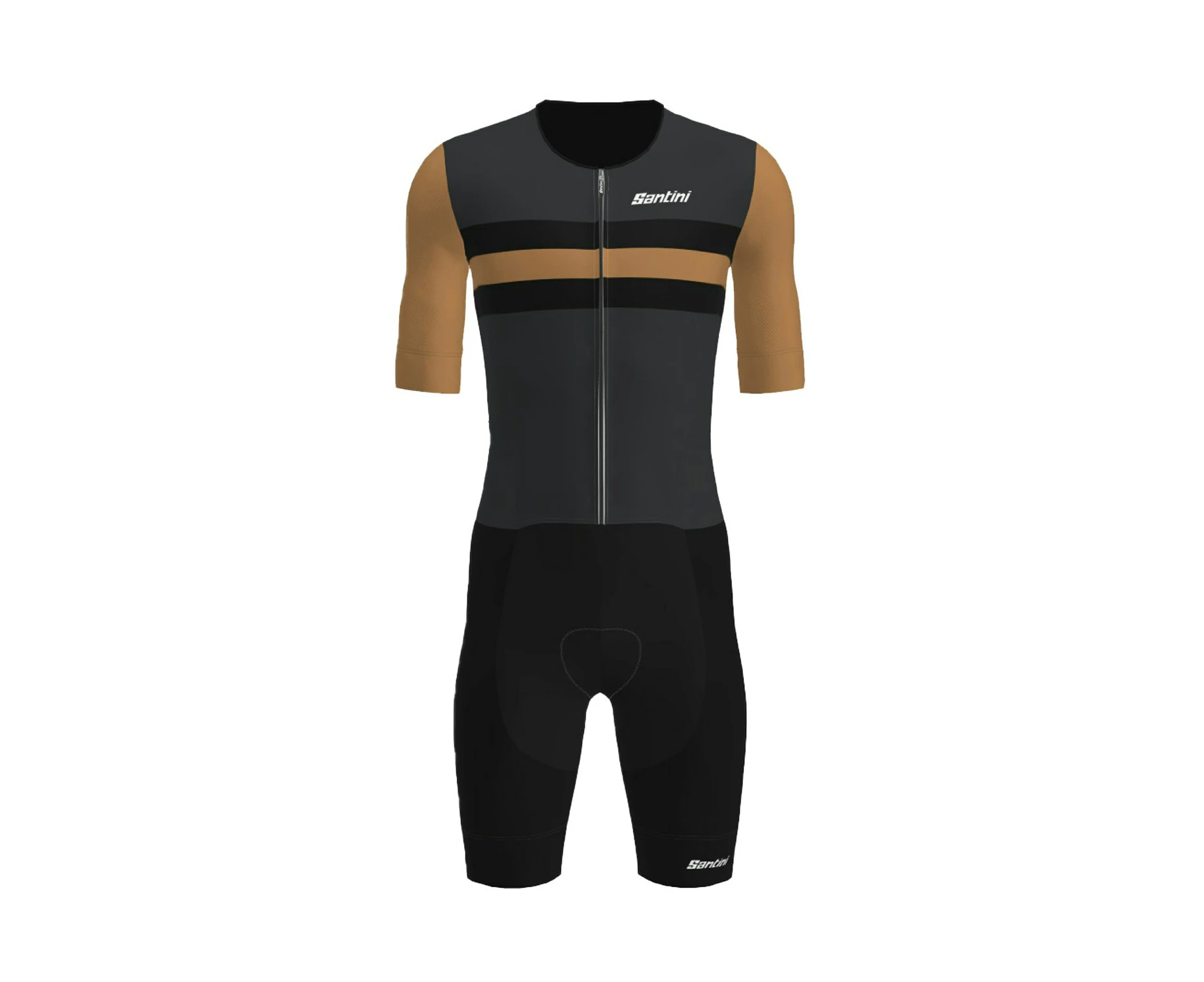 Santini Men's Leaf Short Sleeve Men's Trisuit