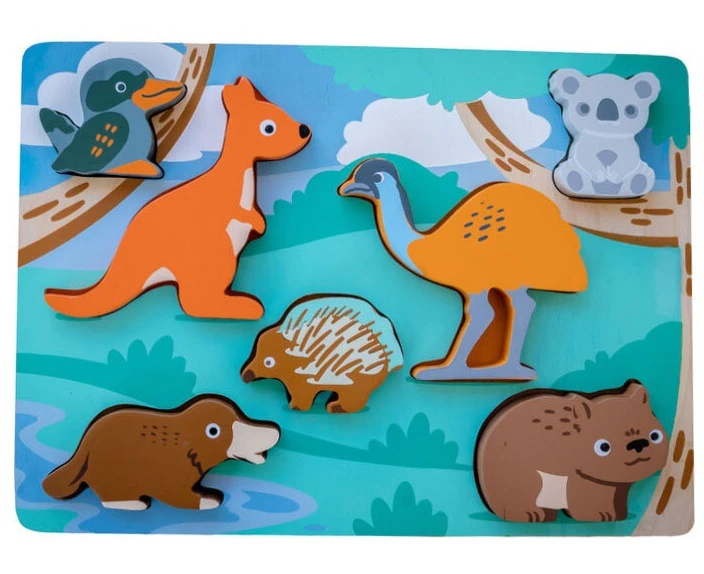 Kiddie Connect - Australian Animal Puzzle 7pc