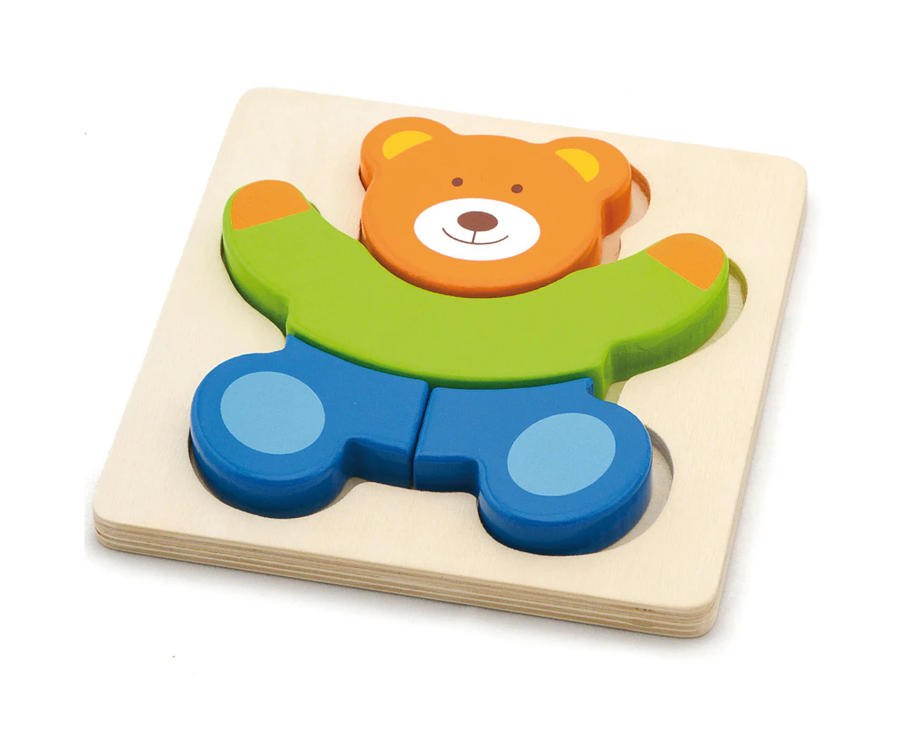 Viga Toys - Mini Block Puzzle - Bear