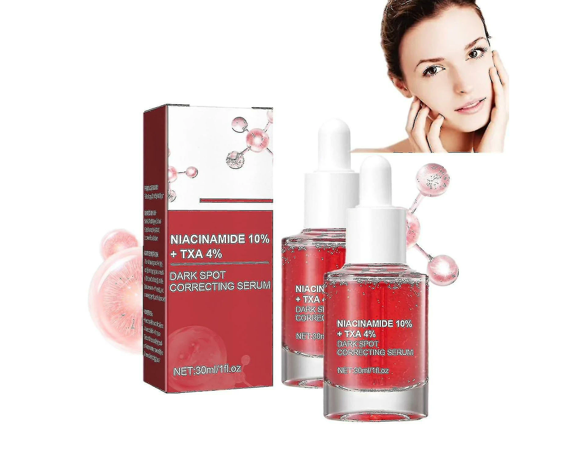 Dark Spot Correcting Serum, 10% Niacinamide+ 4% Tranexamic Acid, For Post-acne Marks, Acne Scars, Hyperpigmentation And Even Skin Tone