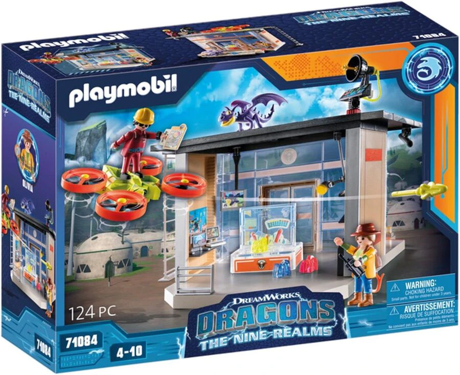 Playmobil Dragons The Nine Realms  Icaris Lab 124pc 71084