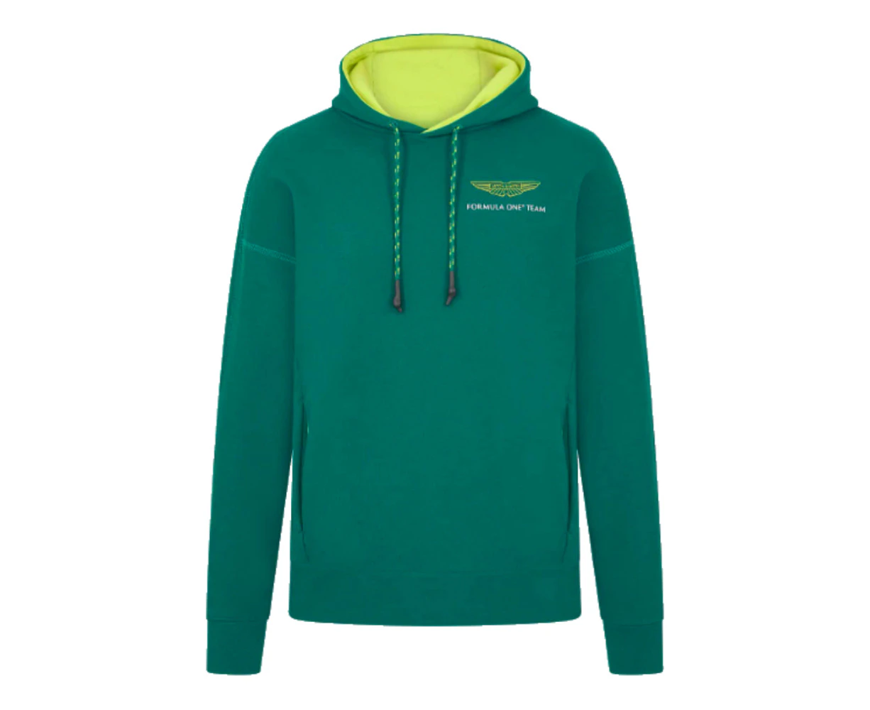 2024 Aston Martin Mens Logo Hoody (Green)