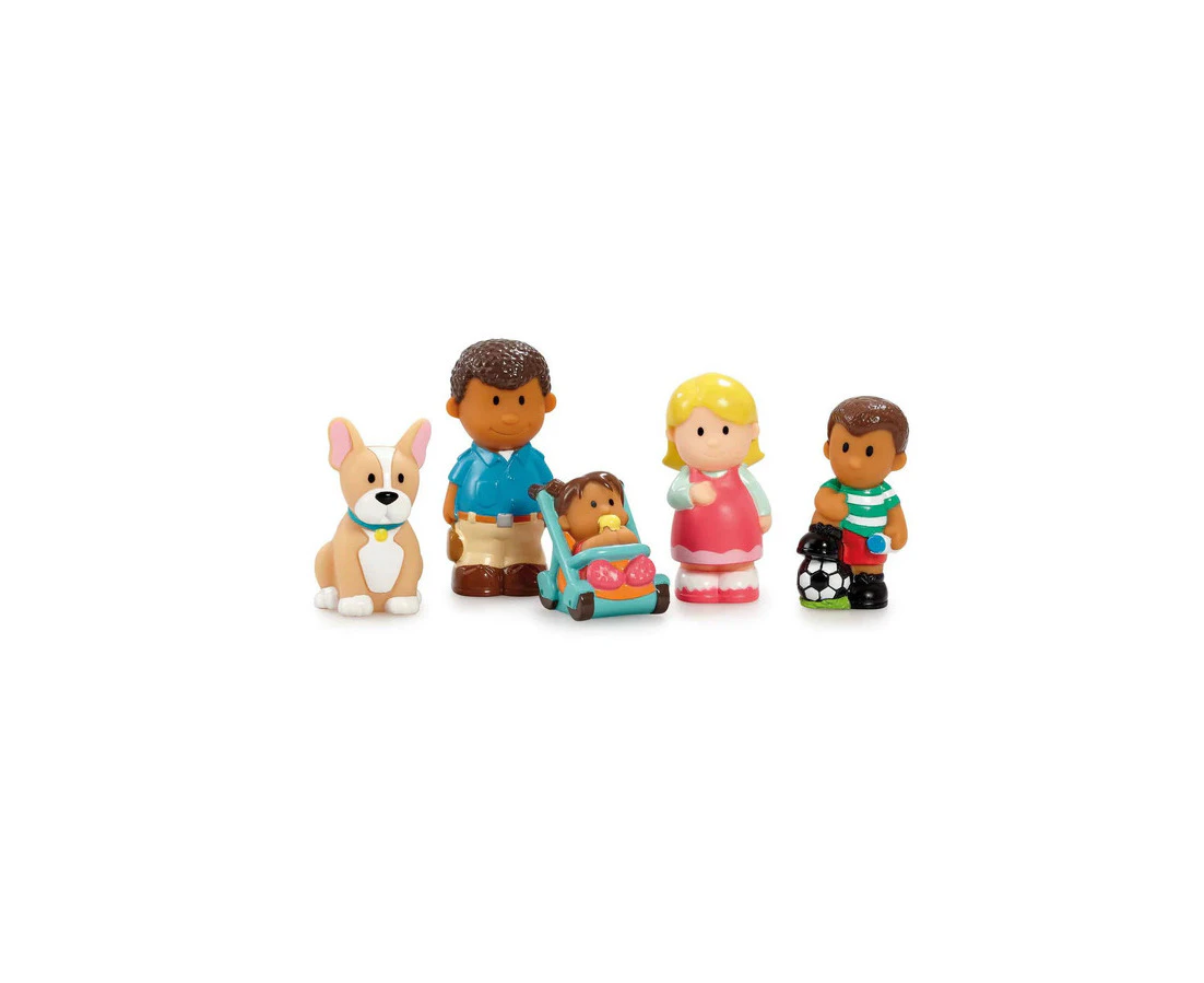 Early Learning Centre Happyland Happy Family Figures with French Bulldog