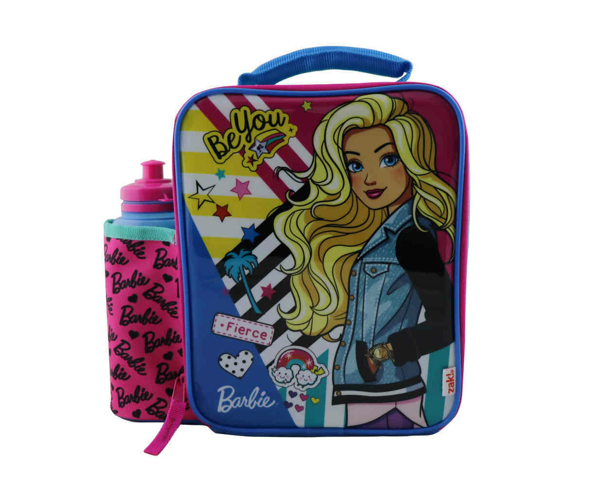 Barbie Insulated Lunch Bag With Bottle