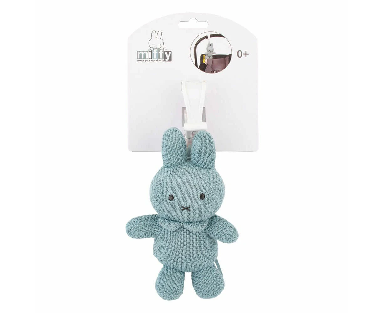 Miffy Knit - Miffy Jiggler Toy Green