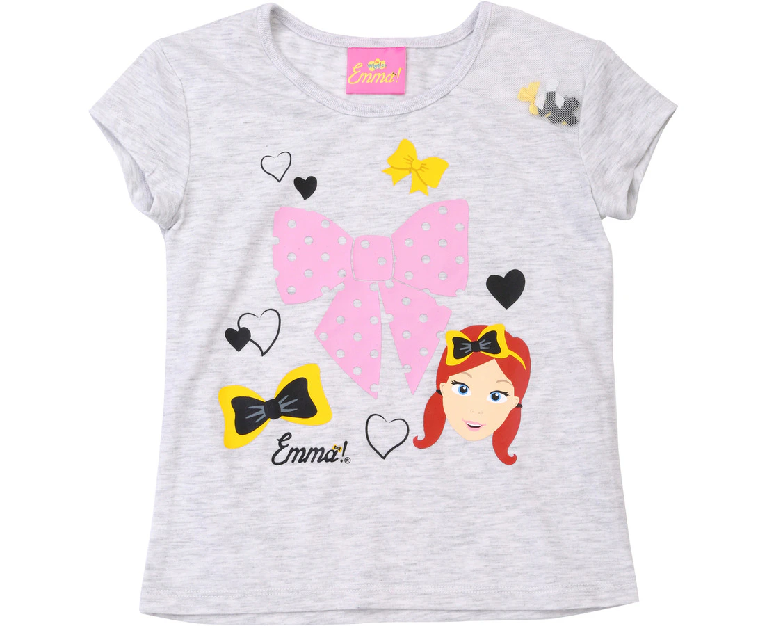 The Wiggles Emma Character Girls Bow Tee  [Size: 4]