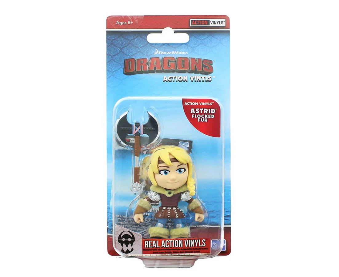 The Loyal Subjects How to Train your Dragon 3.5" Action Vinyls [Pack: Astrid Flocked Fur]