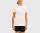 Fila Women's Ella Short Sleeve Tee / T-Shirt / Tshirt - Arctic White