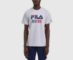 Fila Men's Caleb Tee / T-Shirt / Tshirt - Grey Marle